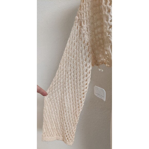 NEW Women's ALTAR'd STATE Cropped Crocheted Long Sleeve Top Small $49.95 - Picture 8 of 10